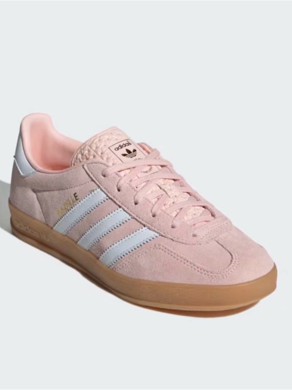 adidas Gazelle Blush Pink Suede Sneakers